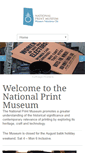 Mobile Screenshot of nationalprintmuseum.ie